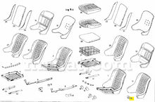 Load image into Gallery viewer, Mercedes 300 SL Roadster Seat Cap Interior Mercedes
