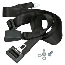 Load image into Gallery viewer, Volkswagen Type 4 Lap Belt Black Universal Extra Long With E-Mark (1) Volkswagen

