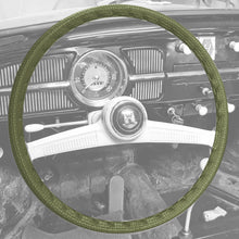 Load image into Gallery viewer, Volkswagen Thing Steering Wheel Cover Vinyl (40cm/15,5") Khaki Green Volkswagen
