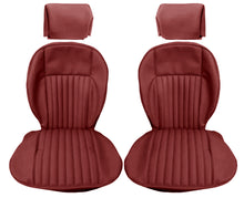 Load image into Gallery viewer, Fiat 124 Spider Front Seat Covers 1966-1978 Red
