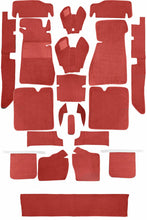 Load image into Gallery viewer, Mercedes Pagoda SL W113 Carpet Set 1963-1971 Interior Mercedes Red
