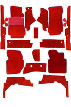 Load image into Gallery viewer, Mercedes W123 Limousine Carpet Set 1975-1986 Interior Mercedes Red
