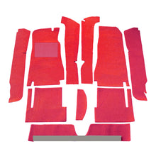 Cargar imagen en el visor de la galería, Fiat 124 Spider Carpet Set 1966-1970 Red
