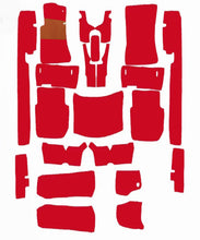 Cargar imagen en el visor de la galería, Mercedes W126 SE Carpet Set 1979-1985 Red
