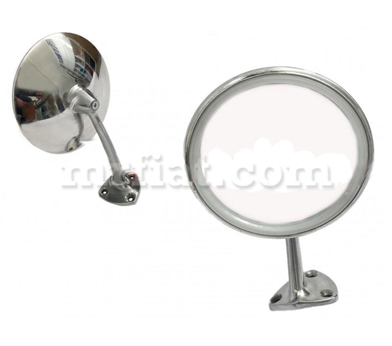 Fiat 500 Giardiniera Aluminum Side View Mirror Doors Fiat   