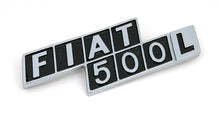 Cargar imagen en el visor de la galería, Fiat 500 L Rear Steel Emblem Emblems Fiat   
