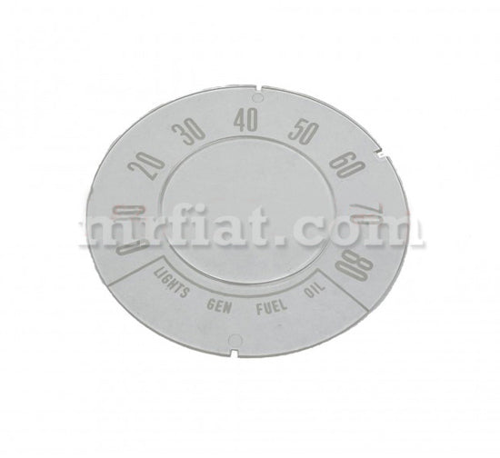 Fiat 500 Speedometer Glass Disc 80 mph – MrFiat