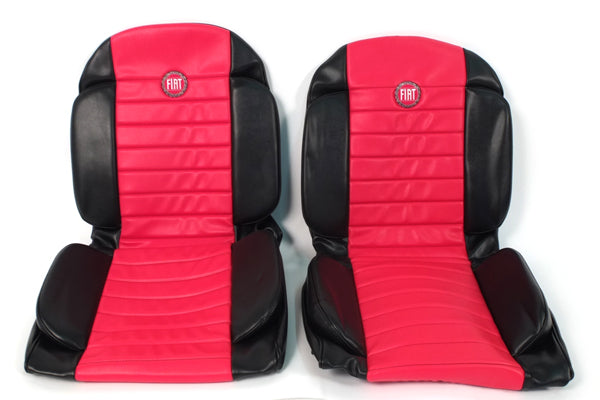 Fiat 600 Anatomical Red Seat Covers Interior Fiat   