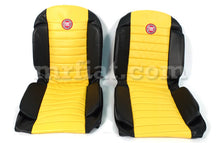 Cargar imagen en el visor de la galería, Fiat 500 Anatomical Yellow Seat Covers Upholstery Fiat
