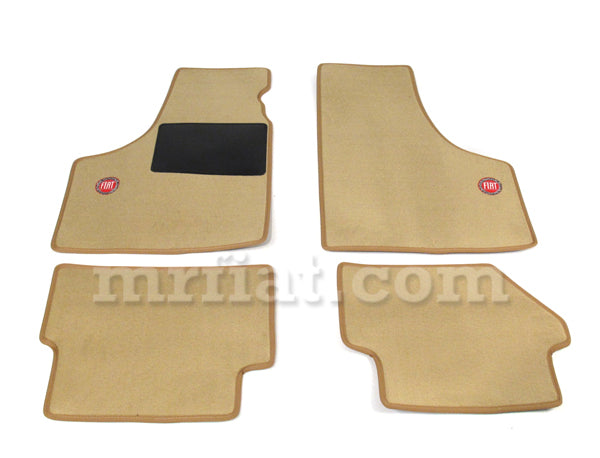 Fiat 500 600 Beige Floor Mats Set Interior Fiat   