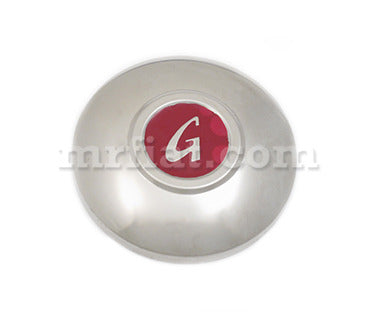 Fiat 500 Gianinni Red Wheel Cap Abarth and Giannini Fiat   