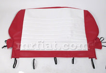 Load image into Gallery viewer, Fiat 500 Giannini Anatomical Red Seat Covers Abarth and Giannini Fiat   
