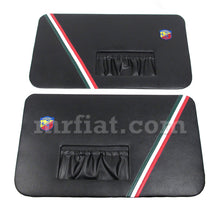 Load image into Gallery viewer, Fiat 500 Italian Abarth Door Panel Set Abarth and Giannini Fiat   
