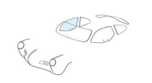 Cargar imagen en el visor de la galería, Volkswagen Karmann Ghia Door Window Right - Karmann Ghia Coupe Volkswagen
