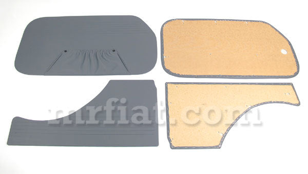 Fiat 600 Blue Door Panels Set Interior Fiat   