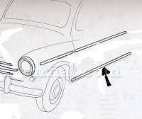 Load image into Gallery viewer, Fiat 600 Under Door Trim Doors Fiat   
