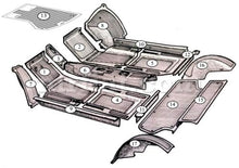 Load image into Gallery viewer, Fiat 600 Complete Rubber Mat Set No Mat # 13 14 15 Interior Fiat
