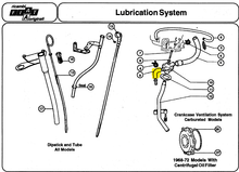 Load image into Gallery viewer, Fiat 124 Spider – Engine breather hose L-shape 66-78 Engine MrFiat
