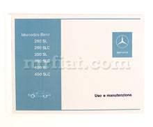 Cargar imagen en el visor de la galería, Mercedes W107 280 SL 380 SL 450 SL 500 SL 5 Italian Owner's Manual 1970-1985 Accessories Mercedes
