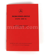 Load image into Gallery viewer, Mercedes 300 Sc 1955-1958 English Owner&#39;s Manual Accessories Mercedes
