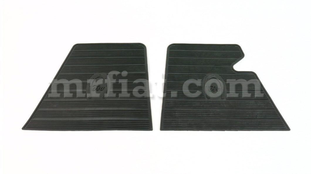 Iso Rivolta  GT 300 340 Floor Rubber Mat Set Complete 2 Pcs Glass and Seals Iso   