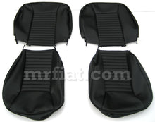 Load image into Gallery viewer, Fiat 850 Sport Coupe Black Seat Covers Interior Fiat
