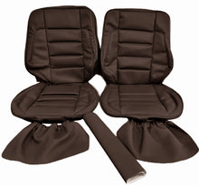 Load image into Gallery viewer, Mercedes W124 Coupe Front Seat Covers 1986-1995 Brown
