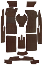 Cargar imagen en el visor de la galería, Mercedes Ponton Cabrio 128 180 Carpet Set 1957-1960 Brown
