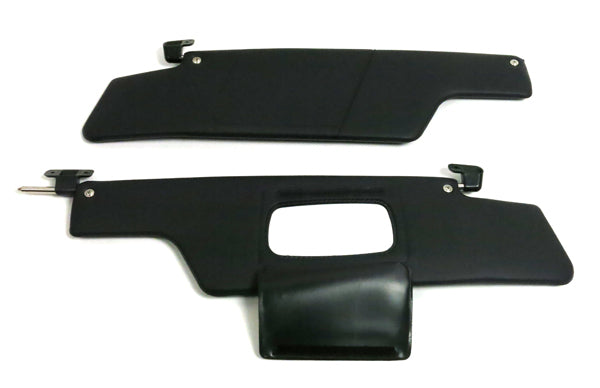 Porsche 914 Black Sunvisor Set OEM Flap Interior Porsche   