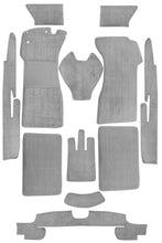 Cargar imagen en el visor de la galería, Mercedes Ponton Cabrio 128 180 Carpet Set 1957-1960 Grey
