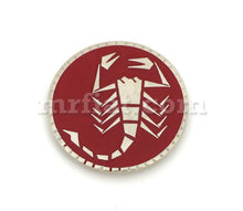 Load image into Gallery viewer, Fiat 600 Abarth Red Scorpion Wheel Cap Abarth Emblems Fiat
