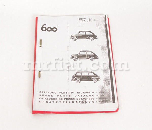 Fiat 600 Body Parts Catalog Accessories Fiat   