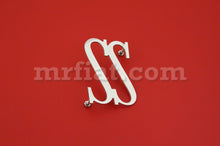 Load image into Gallery viewer, Fiat 500 600 Abarth SS Chrome Emblem 68x43 mm Abarth Emblems Fiat
