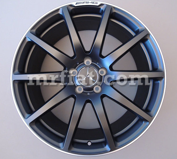 Mercedes SL R231 Genuine AMG Black Matte Forged Rear Wheel 10J x 20 Rims Mercedes   