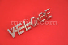 Cargar imagen en el visor de la galería, Alfa Romeo Spider Veloce Chrome Script Emblems Alfa Romeo
