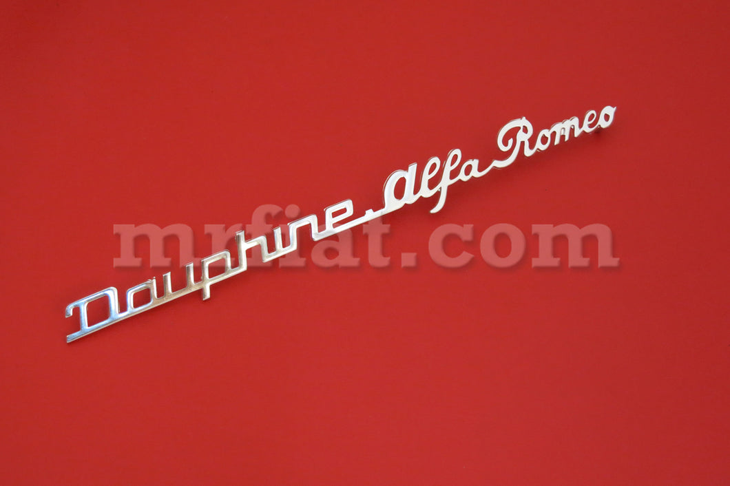 Alfa Romeo Dauphine Rear Script Emblems Alfa Romeo   