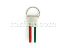 Load image into Gallery viewer, Alfa Romeo Keychain Italian Flag Engine Alfa Romeo
