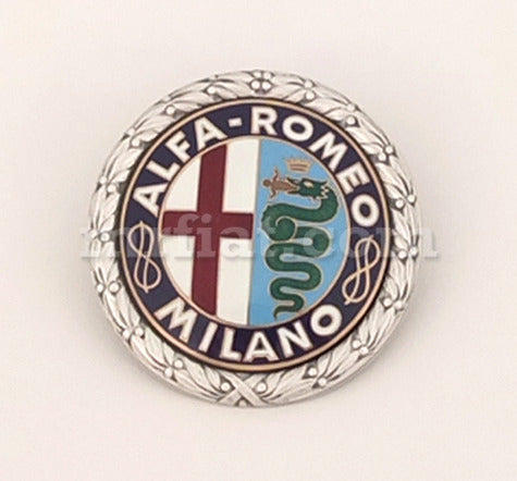 Alfa Romeo Milano 62 mm Metal Emblem Emblems Alfa Romeo   