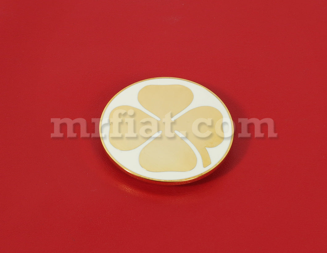 Alfa Romeo Quadrifoglio Gold Rear Left Emblem Emblems Alfa Romeo   