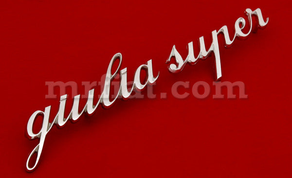 Alfa Romeo Giulia Super Script Emblems Alfa Romeo   