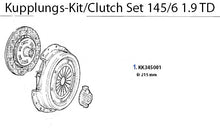 Cargar imagen en el visor de la galería, Clutch Set for Alfa Romeo 145/6 1.9cc TD Models Alfa Romeo
