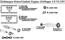 Load image into Gallery viewer, Alfa Romeo 164 3.0cc Valve Cover Gasket Set Right Alfa Romeo

