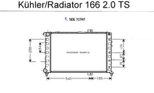 Load image into Gallery viewer, Engine Cooler for Alfa Romeo 166 2.0cc TS Models Alfa Romeo
