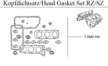 Cargar imagen en el visor de la galería, 1 Head Gasket Set 164 3.0 87-89 Spider (916) 3.0 95&gt; 75 3.0 87-92 Rz/ Sz Alfa Romeo
