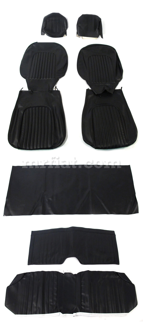 Alfa Romeo Spider 72-77 Black Seat Covers Set Interior Alfa Romeo   