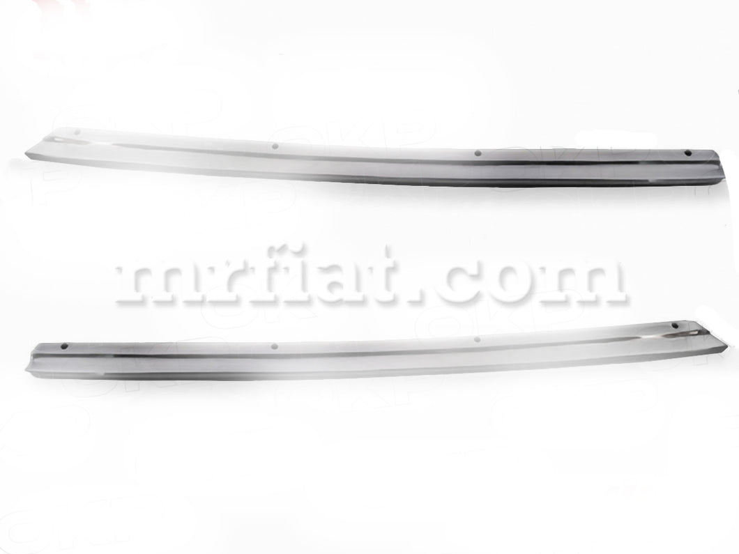 Alfa Romeo Montreal Chrome Hood Trim Set 2 Pcs Set Doors Alfa Romeo   