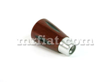 Cargar imagen en el visor de la galería, Alfa Romeo Giulia Sedan Mahogany Wood Gearshift Knob Interior Alfa Romeo   
