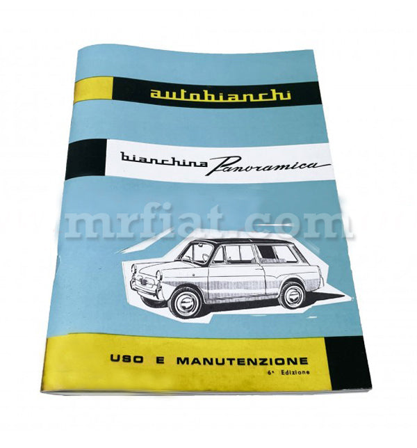 Autobianchi Bianchina Panoramica Owner's Manual Accessories Fiat   