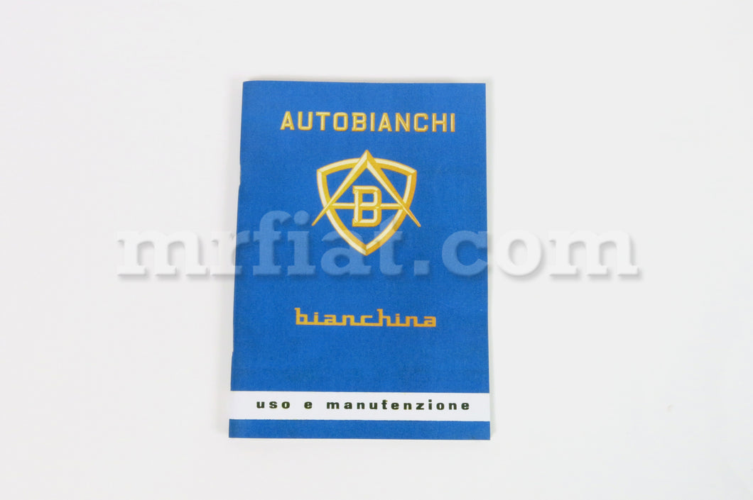 Autobianchi Bianchina Trasformabile Owner's Manual Accessories Fiat   