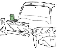 Cargar imagen en el visor de la galería, Fiat 600 D Battery Bracket Body Panels Fiat   
